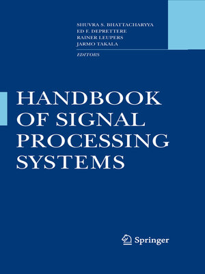 cover image of Handbook of Signal Processing Systems